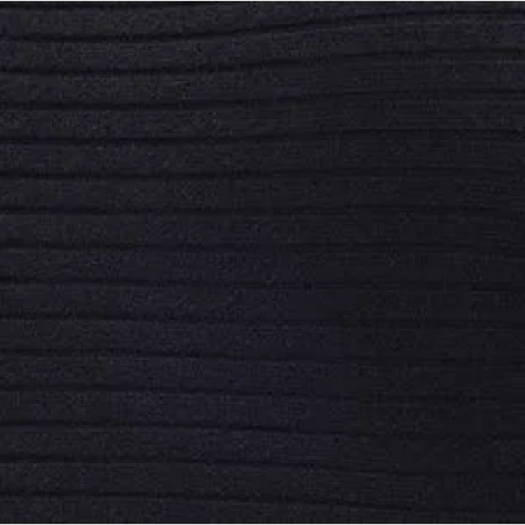 NWT Good American Knit Ribbed Crewneck Sweater Black Sz 0 / XS Oversized - Picture 9 of 11